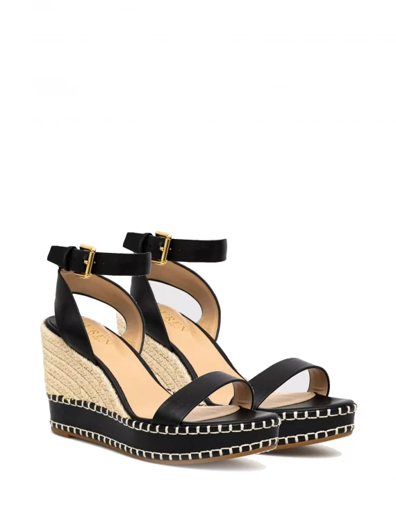 Hilarie sandal with strap and wedge