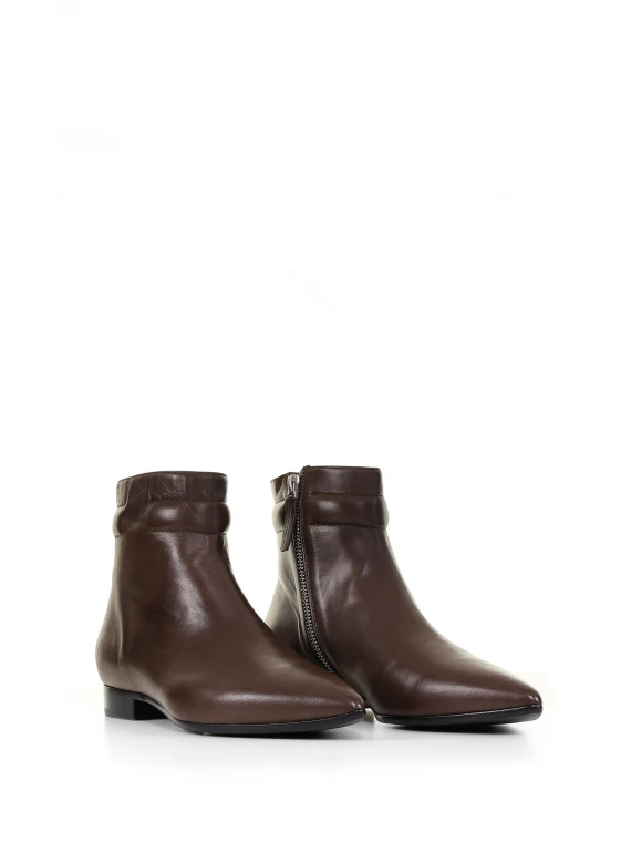 Nappa leather ankle boot