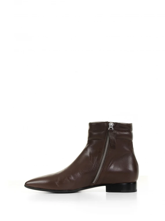 Nappa leather ankle boot