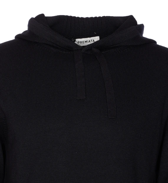 LOGO HOODED SWEATER
