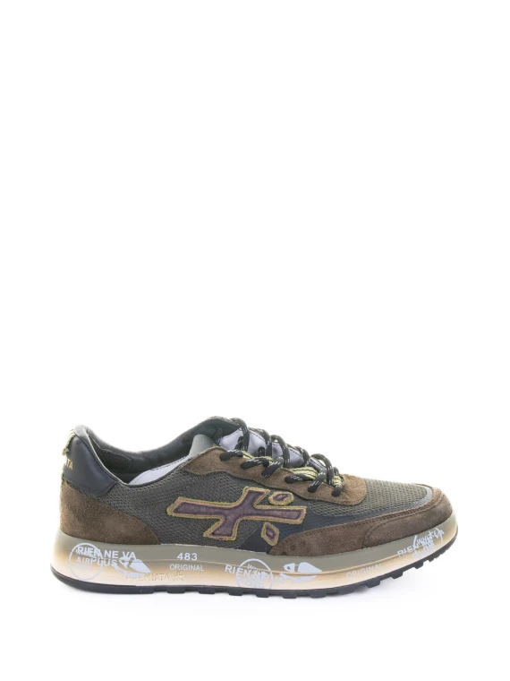 Sneaker Nous 7731 uomo verde militare