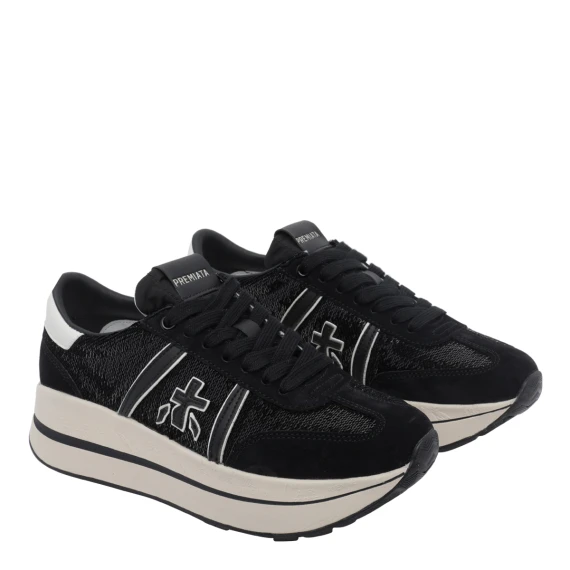 Black sneakers Premiata