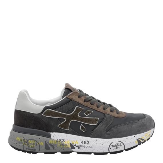Brown and Black Mick Sneakers Premiata
