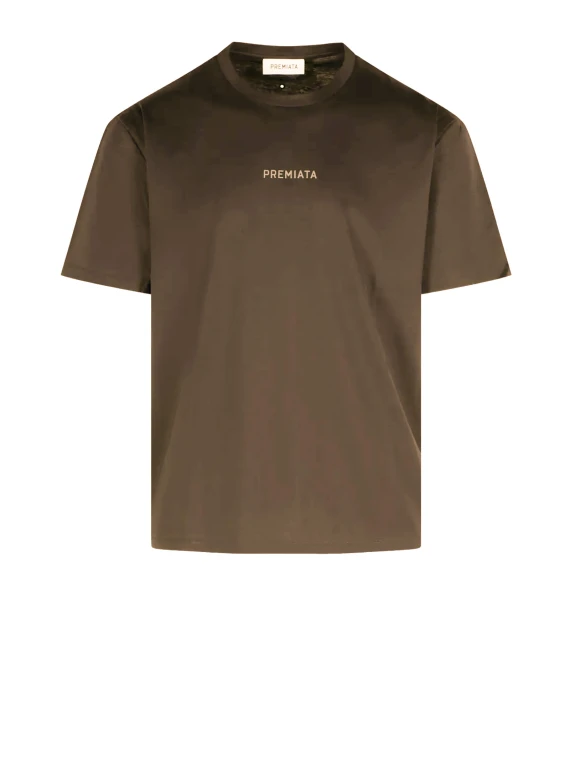 Dark brown cotton T-shirt Premiata