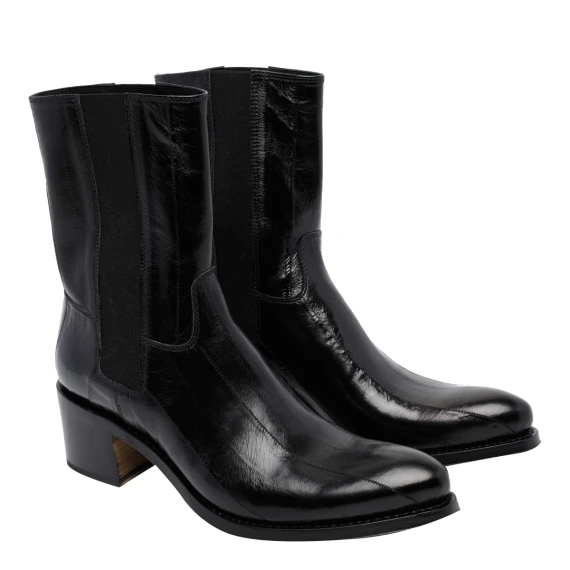 Black calf leather ankle boots Premiata