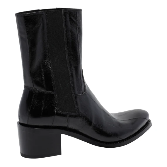 Black calf leather ankle boots Premiata
