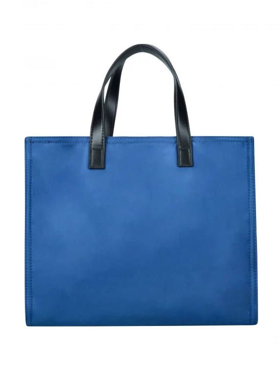 Shopping bag Electra blu in nylon