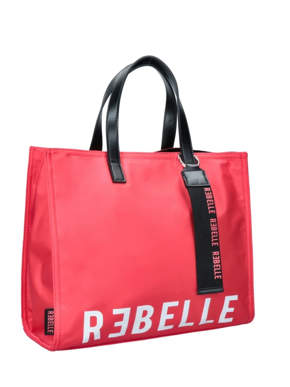 Shopping bag Electra rossa in nylon