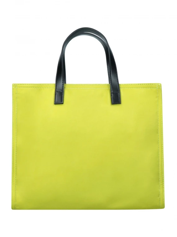 Shopping bag Electra verde in nylon