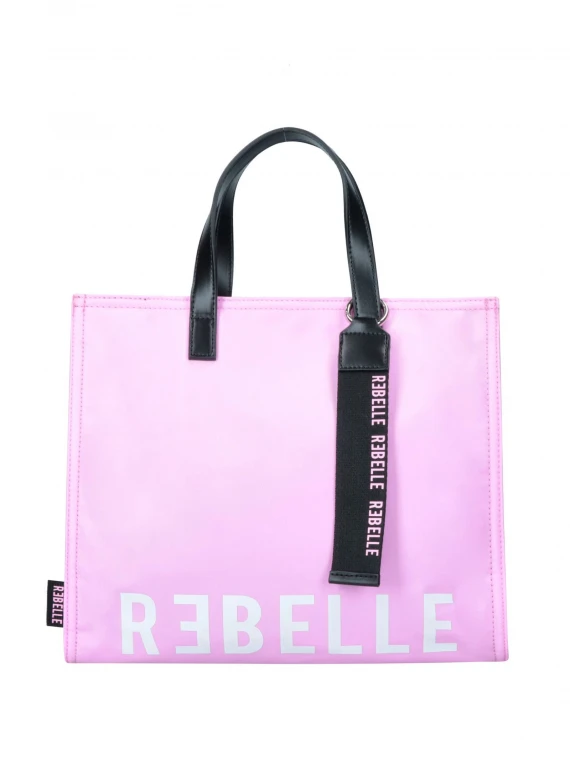 Shopping bag Electra rosa in nylon