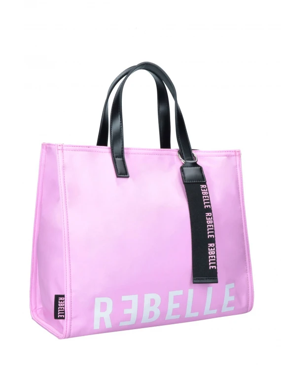 Shopping bag Electra rosa in nylon