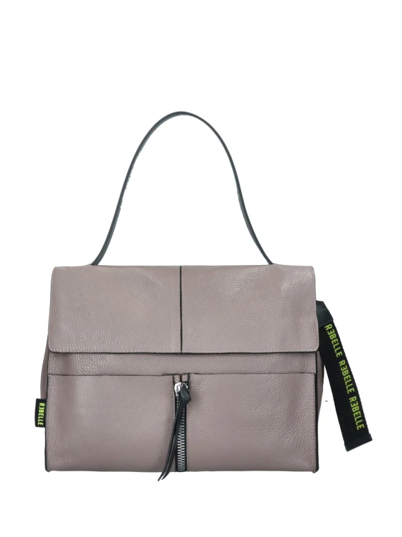 Borsa a spalla Chloe Satchel L grigio in pelle - Taglia UNI - REBELLE