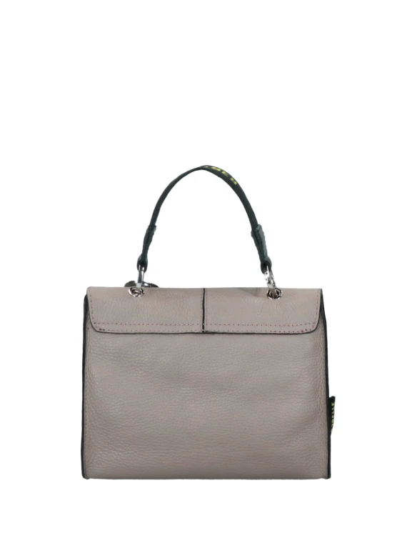 Mini bag Chloe Satchel grigio in pelle