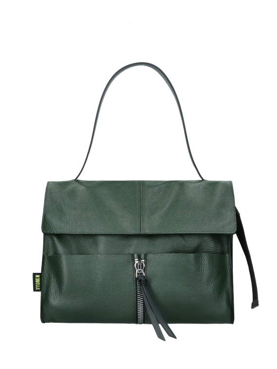 Borsa a spalla Chloe Satchel L verde in pelle - Taglia UNI - REBELLE