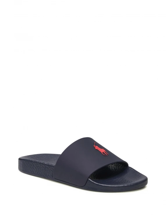 Rubber slipper with logo