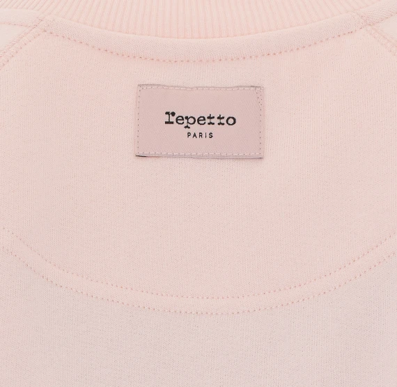 Light pink crewneck sweatshirt Repetto