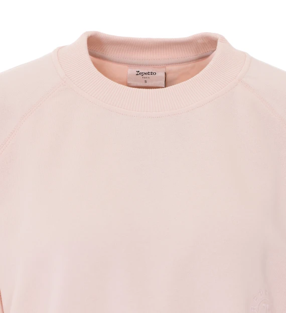 Light pink crewneck sweatshirt Repetto