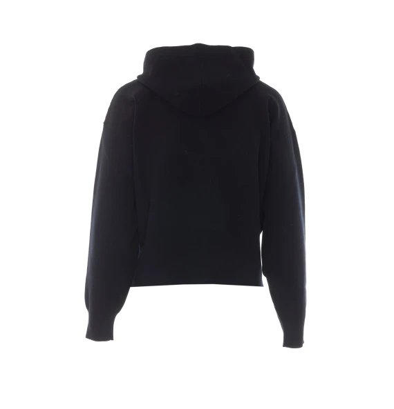 Black zip hoodie ROBERTO COLLINA