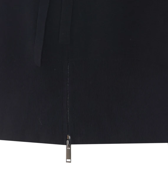 Black zip hoodie ROBERTO COLLINA