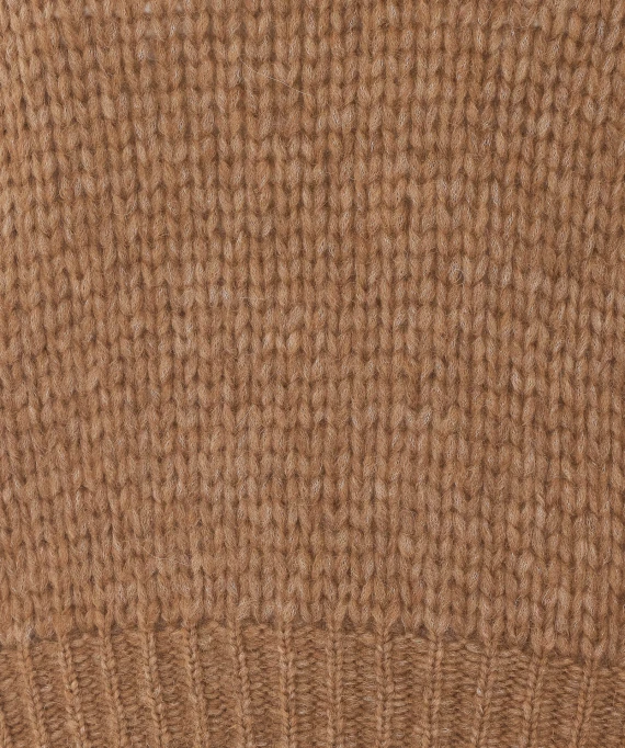 Beige high-neck sweater ROBERTO COLLINA