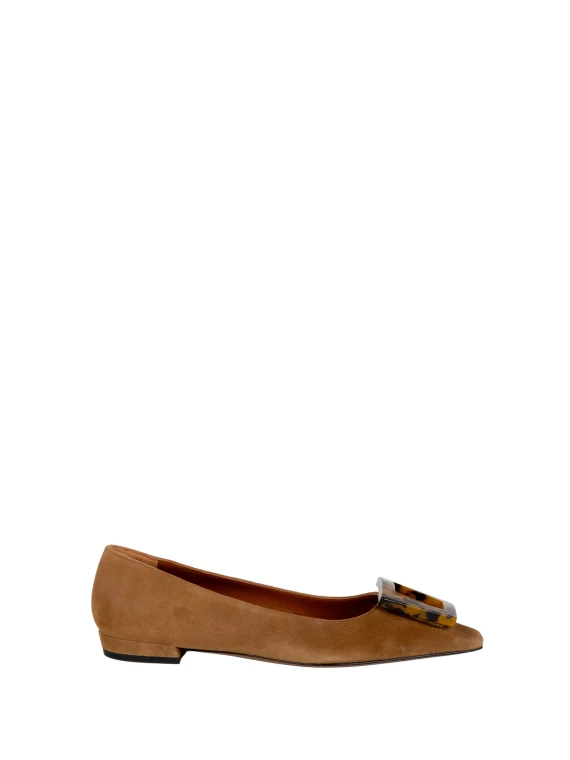Brown low-heel shoe Roberto Festa