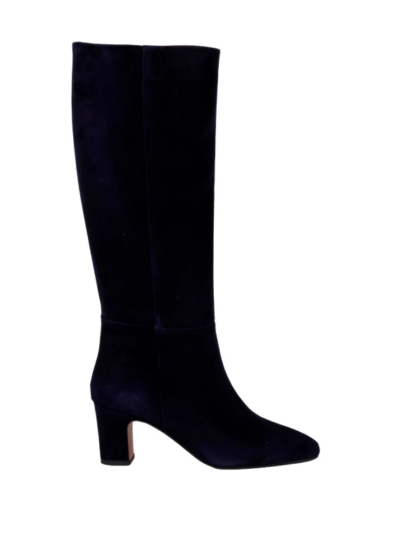 Dark blue over-the-knee boots Roberto Festa