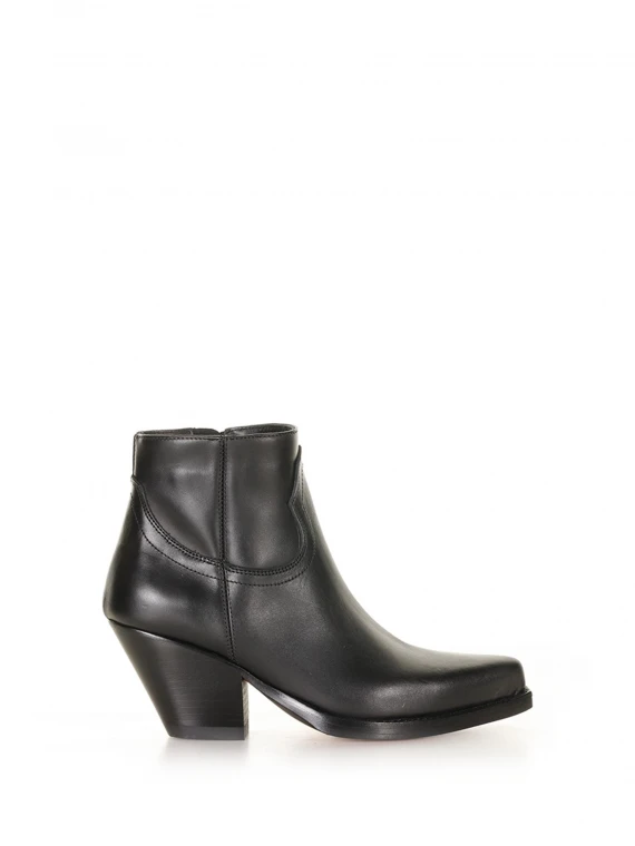 Jalapegno Texan ankle boot in leather