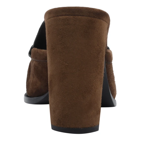 Scarpe con tacco marroni