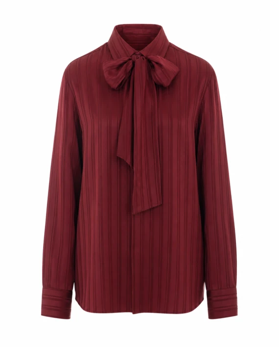 Camicia rossa Saint Laurent