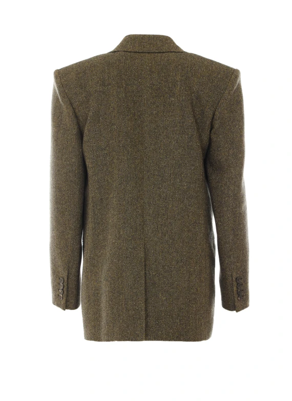 Tweed Double Breasted Jacket