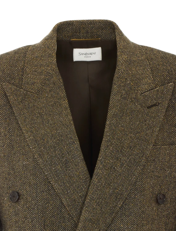 Tweed Double Breasted Jacket