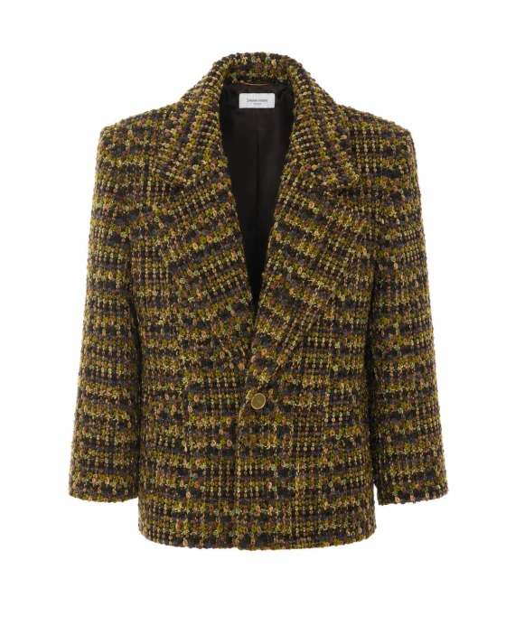 Multicolor Tweed Jacket