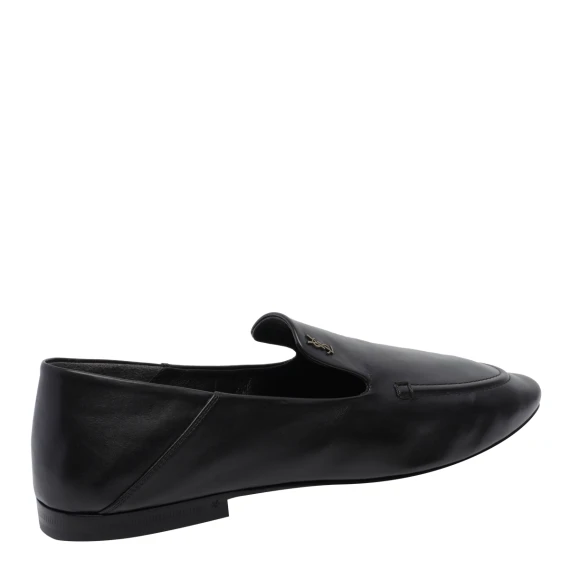Mocassini ALAIN marroni in pelle liscia Saint Laurent