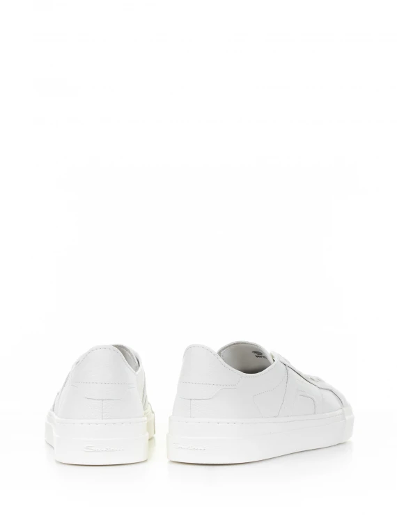 Sneaker bianca in pelle