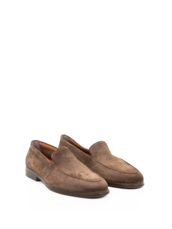 Mocassino marrone in suede