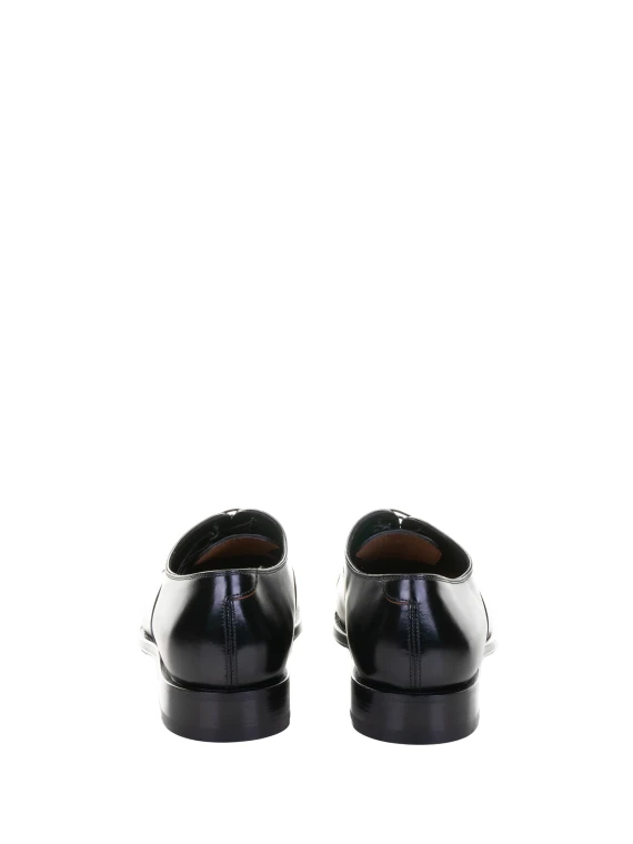 Black Leather Derby