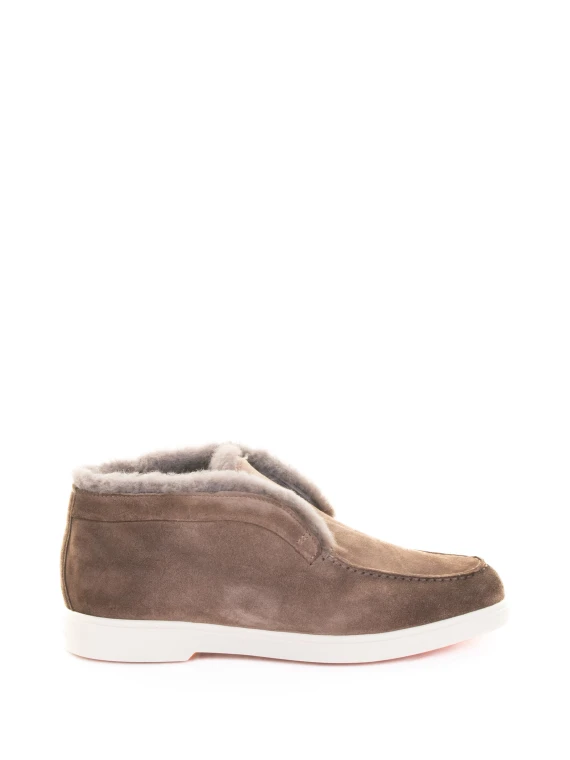 Polacco marrone donna in suede