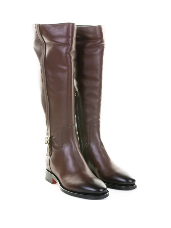 Women's Brown Leather Boot