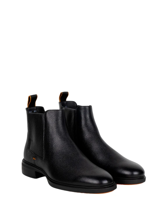 Men's Black Easy Ankle Boots