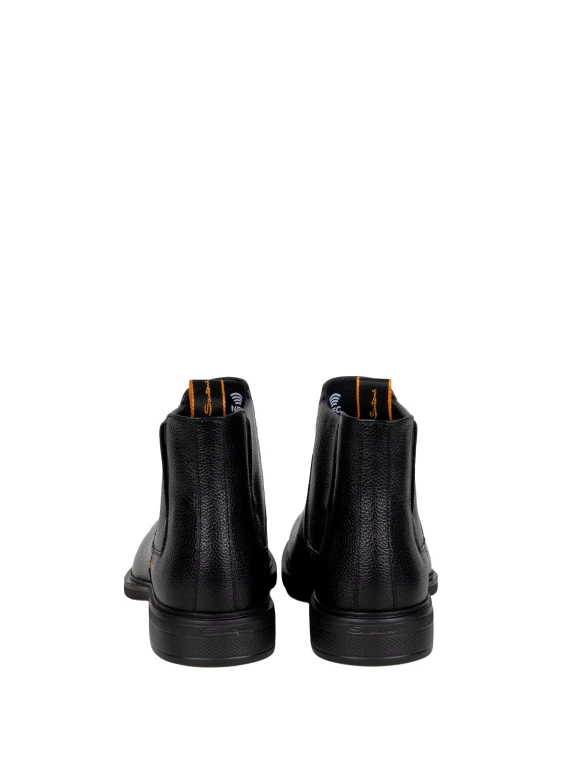 Men's Black Easy Ankle Boots