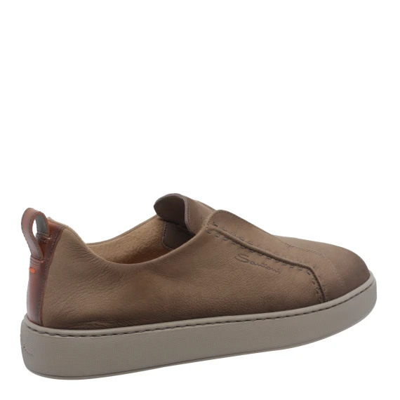 Brown low-top sneakers Santoni
