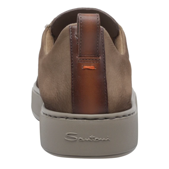 Brown low-top sneakers Santoni