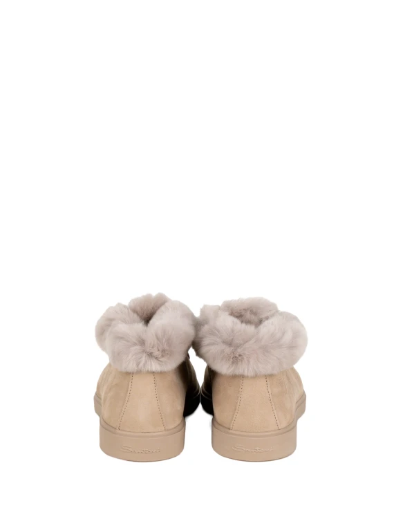 Beige Fortune ankle boots Santoni