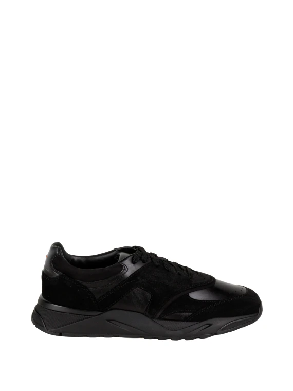 Sneakers basse Innova in pelle di vitello nere