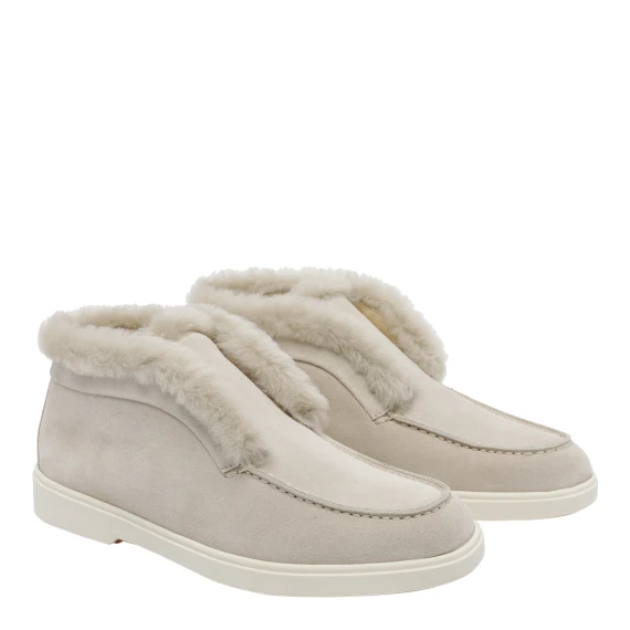 Stivali beige Santoni