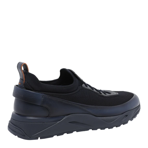 Sneakers Innova Calza blu Santoni