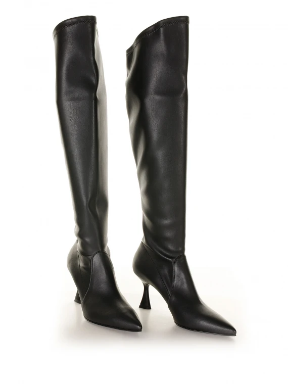 Boot in stretch leather