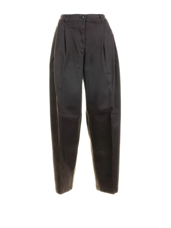 Pantalone donna marrone