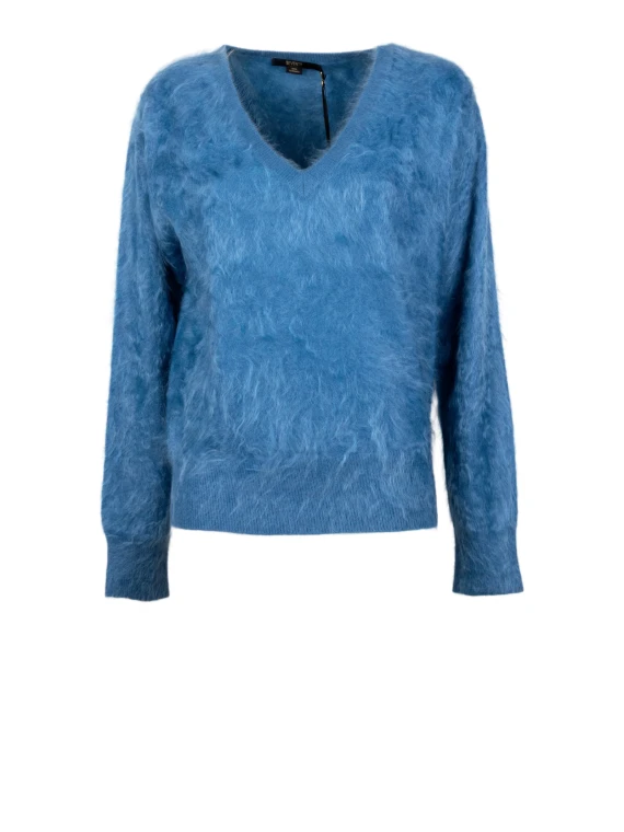 Scollo a V Pelosetto in Cashmere