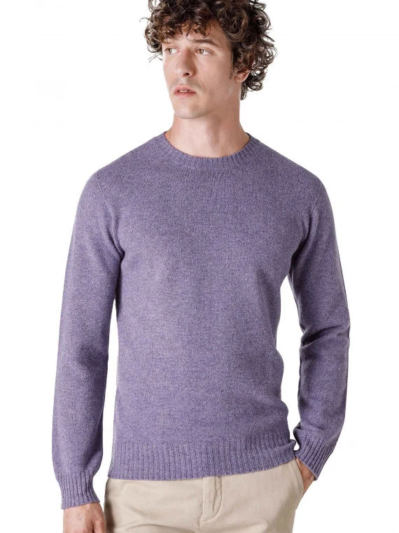 Purple crewneck sweater